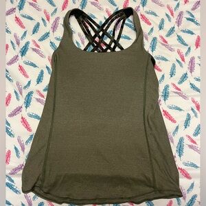 Lululemon Olive Green Women's Tank Top
